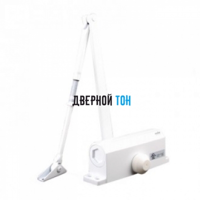 Дверной доводчик home 65 кг белый